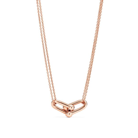 Tiffany HardWear Large Double Link Pendant in Yellow Gold - Picture 1 of 7